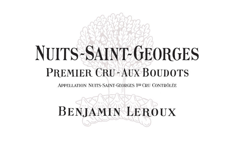 2020 Benjamin Leroux - Nuits St. Georges Boudots