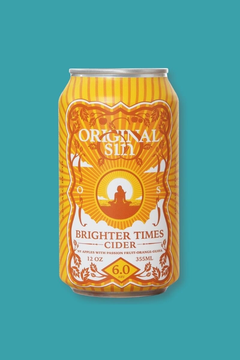 Original Sin Brighter Times Cider 6pk can
