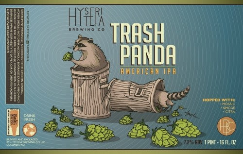 Hysteria Brewing - Trash Panda IPA 6pk