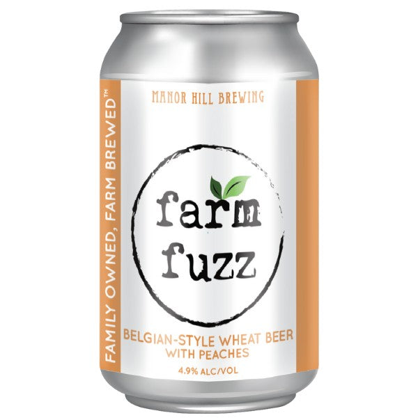 Manor Hill Brewing Farm Fuzz Belgian-style Witbier with peach 6pk