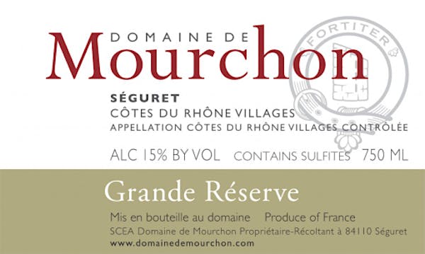 2020 Domaine de Mourchon - Cotes du Rhone Seguret Grande Reserve