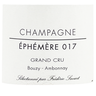 NV Savart - Champagne Extra Brut Blanc de Noirs Ephemere 017