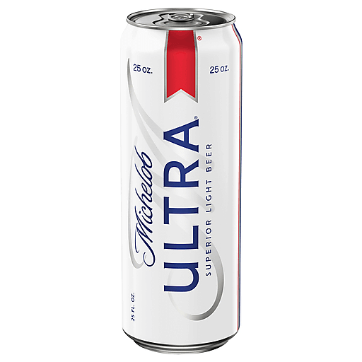 Michelob Ultra Light Lager 25oz can