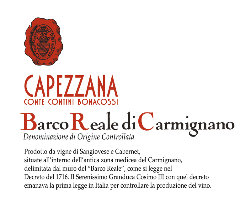 2021 Capezzana, Villa de - Barco Reale di Carmignano DOC