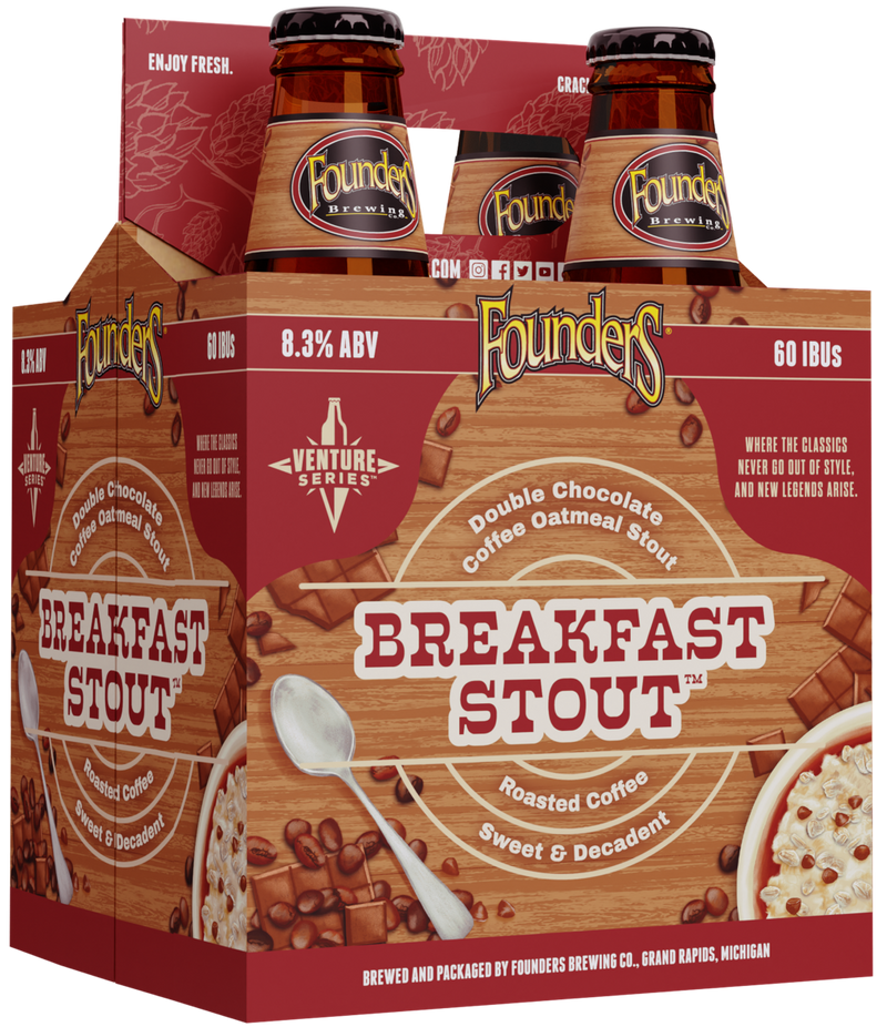 Founders Brewing Breakfast Chocolate Oatmeal Stout 4pk