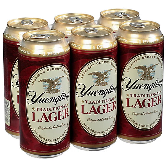 Yuengling Brewery Traditional Lager 6pk 16oz can