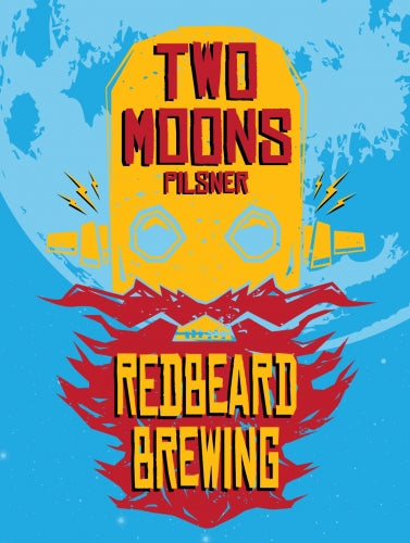 Redbeard Brewing - Two Moons Pilsner 4pk Clearance