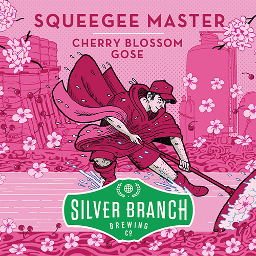 Silver Branch Brewing Squeegee Master Cherry Blossom 6pk