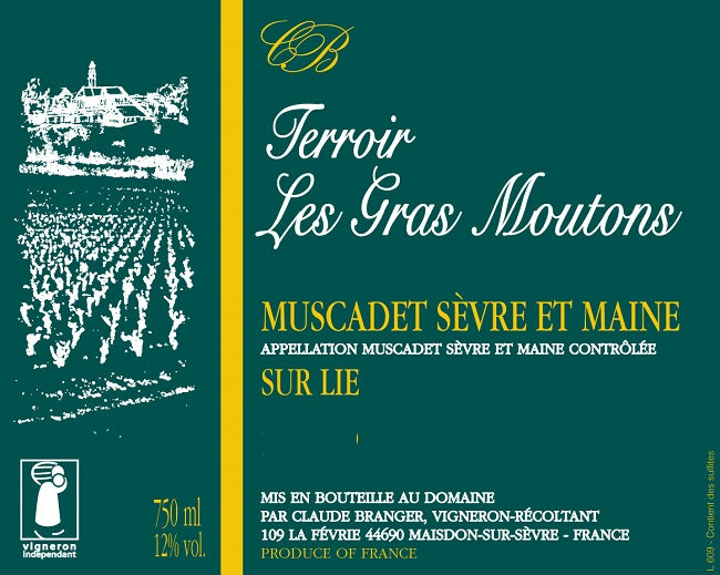2021 Branger - Muscadet Terroirs Les Gras Moutons