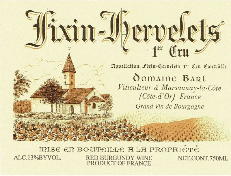 2022 Domaine Bart - Fixin Hervelets 750ml