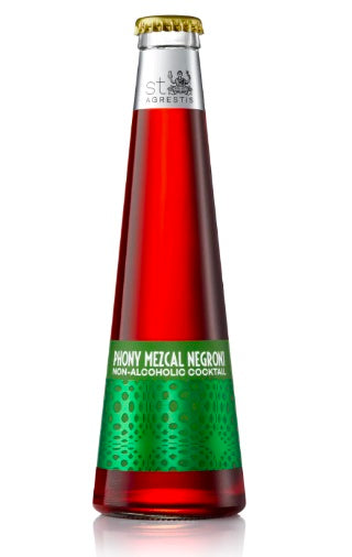 St Agrestis Mezcal Phony Negroni Non Alcoholic Cocktail 2pk
