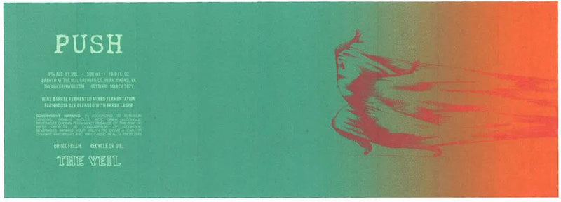 The Veil Brewing Push Saison Farmhouse Ale