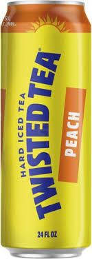 Twisted Tea Peach Hard Iced Tea Big Can