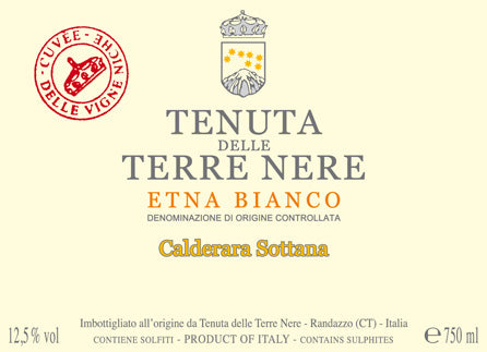 2022 Terre Nere - Etna Bianco DOC Calderara Sottana Vigne Niche