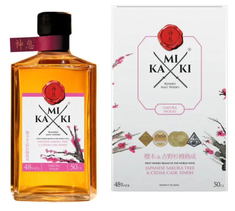 Kamiki Sakura Wood Malt Whiskey 750ml