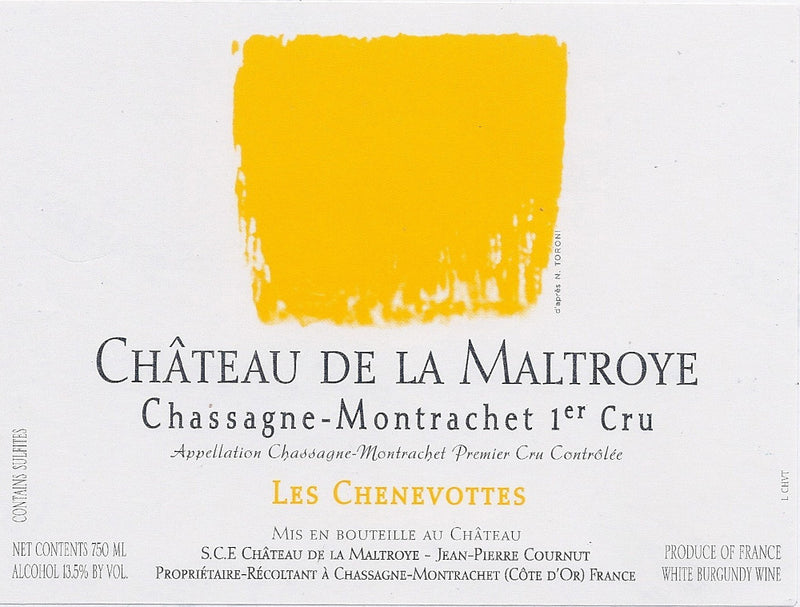 2022 Chateau de la Maltroye - Chassagne Montrachet Chenevottes (CR-73)  750ml