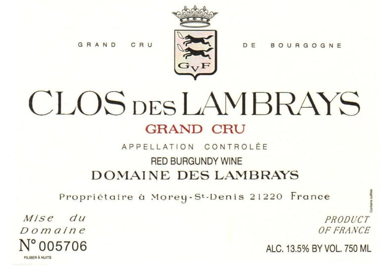 2022 Domaine des Lambrays - Clos des Lambrays