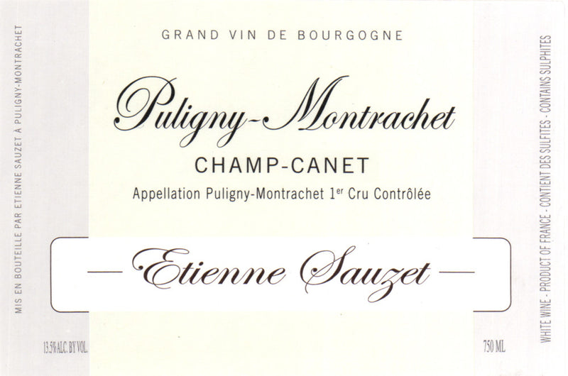 2022 Etienne Sauzet - Puligny Montrachet Champ Canet 750ml