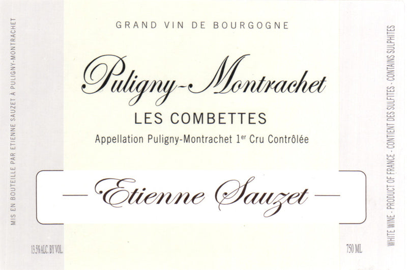 2022 Etienne Sauzet - Puligny Montrachet Combettes 750ml