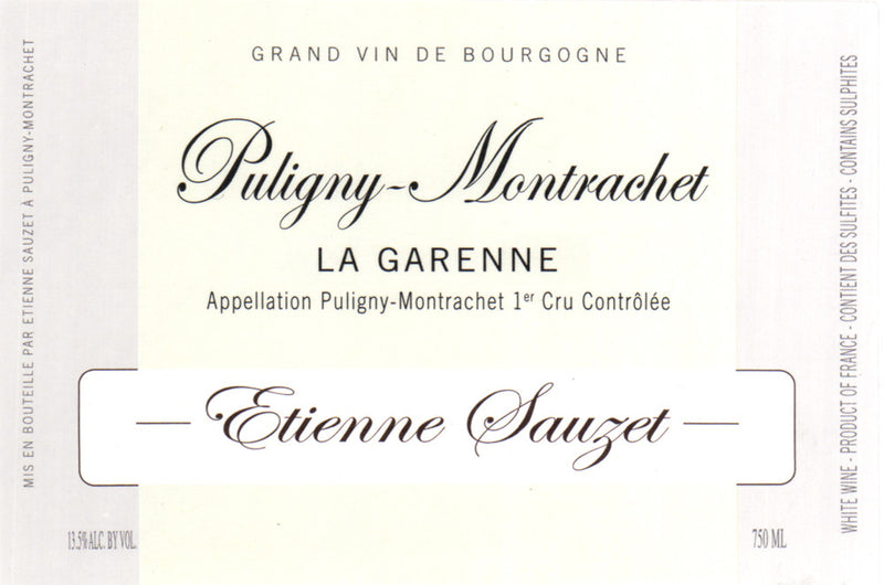 2022 Etienne Sauzet - Puligny Montrachet Garenne (750ml)