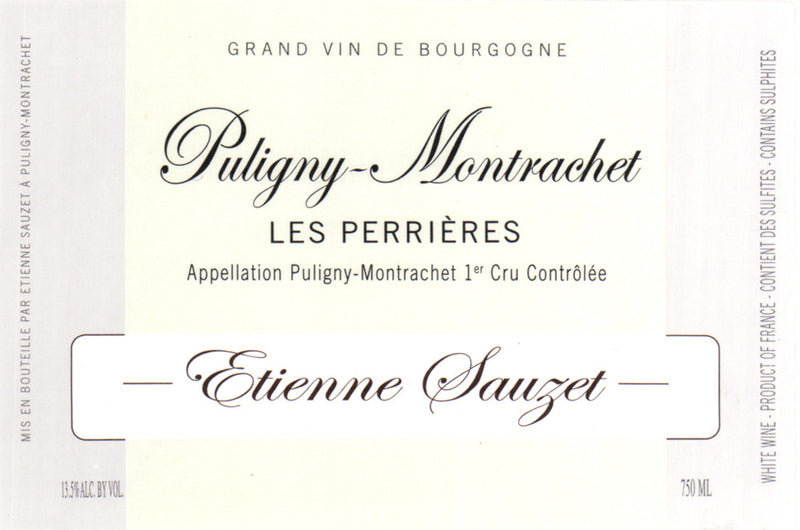 2022 Etienne Sauzet Puligny Montrachet Perrieres 750ml