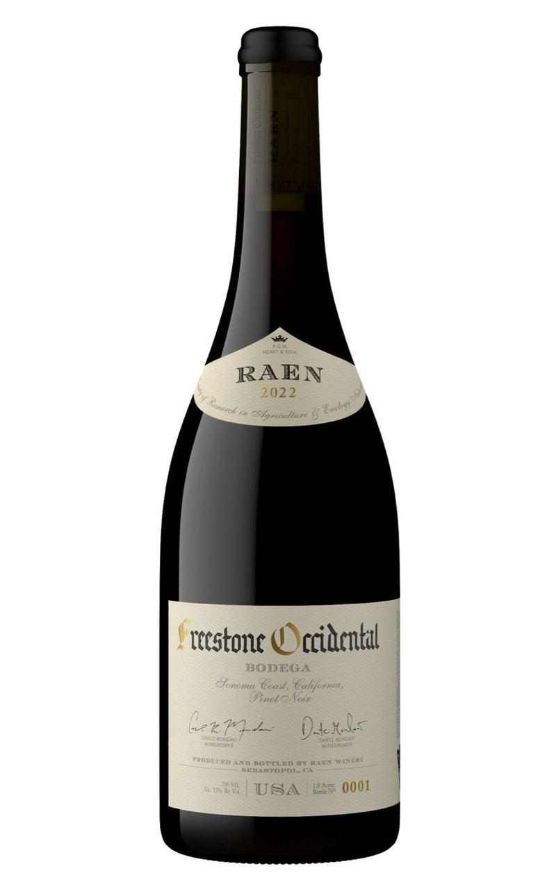 2022 RAEN - Pinot Noir Sonoma Freestone Occidental Bodega Vineyard