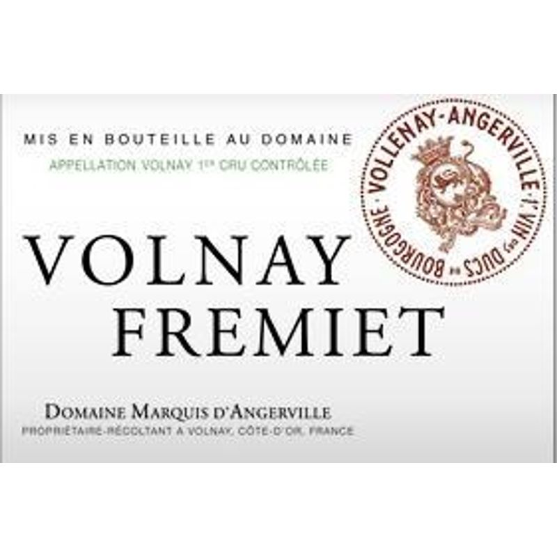 2022 Marquis d'Angerville - Volnay Fremiets