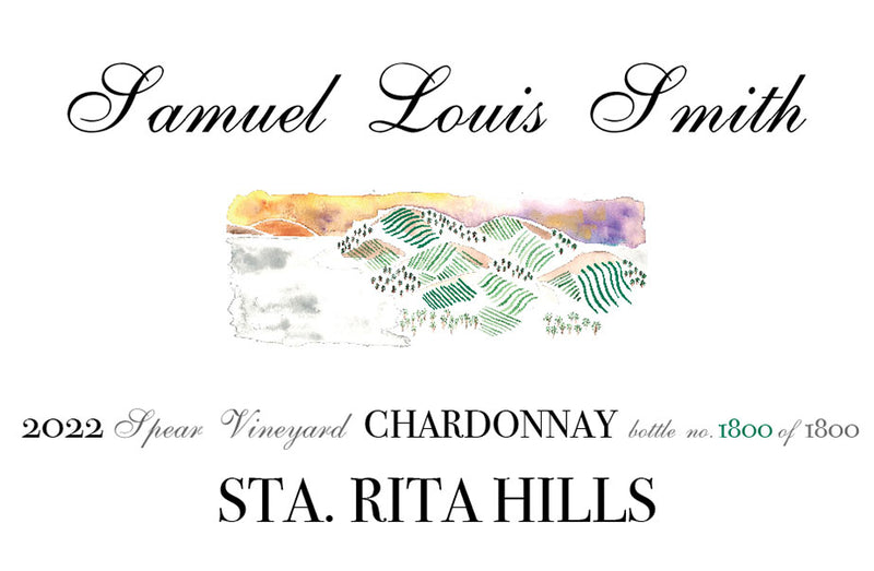 2022 Samuel Louis Smith - Chardonnay Santa Rita Hills Spear Vineyard