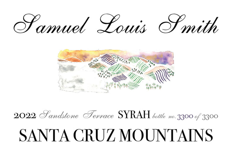 2022 Samuel Louis Smith - Syrah Santa Cruz Mountains Sandstone Terrace