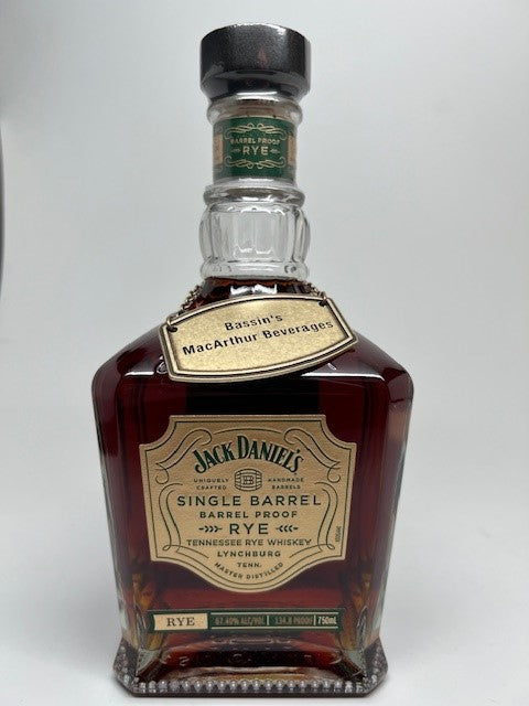 Jack Daniel's Barrel Proof RYE   (Store Pick 134.8 proof) Single Barrel Whiskey 750ml