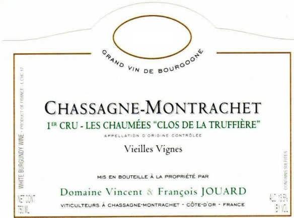 2022 Vincent & Francois Jouard - Chassagne Montrachet Chaumees Clos Truffieres V.V.