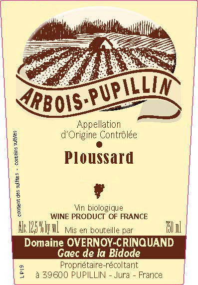 2020 Domaine Overnoy-Crinquand - Ploussard Arbois-Pupillin
