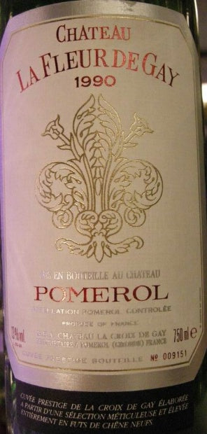 1990 Chateau La Fleur De Gay Pomerol (750ml)