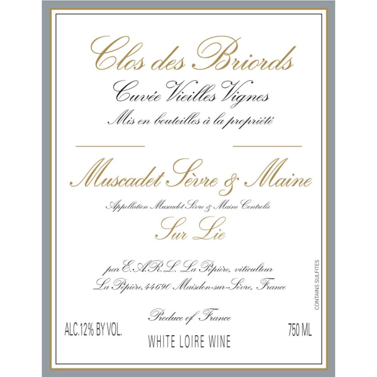 2023 Domaine de la Pepiere Muscadet Clos Briords