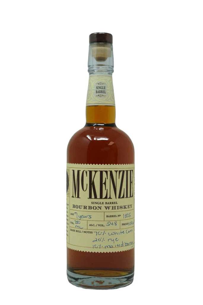 McKenzie 7 yr Single Barrel No 1805 Bourbon Whiskey 750ml