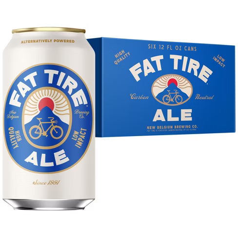 New Belgium Fat Tire 6pk cans