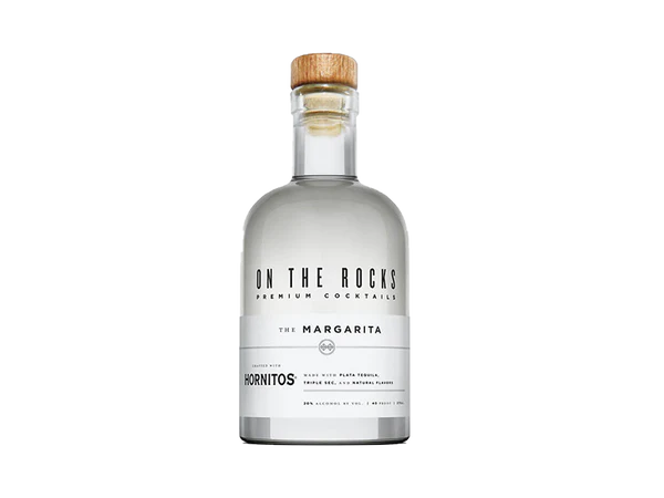 On The Rocks Margarita crafted with Hornitos Blanco Tequila & Triple Sec 375ml bottle
