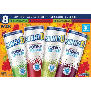 SunnyD Vodka Seltzer Variety 8pk