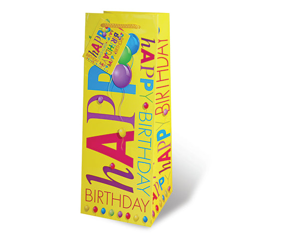 Gift Bag Happy Birthday Colorful