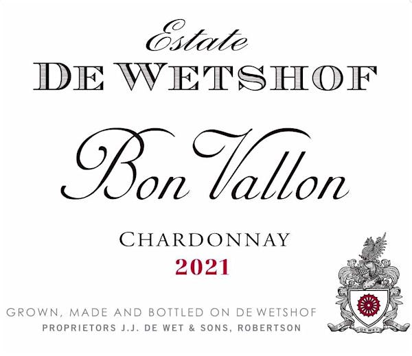 2023 De Wetshof - Chardonnay Robertson Bon Vallon