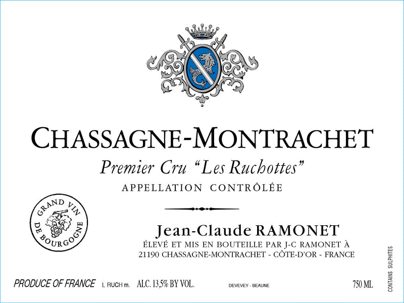 2022 Jean-Claude Ramonet - Chassagne Montrachet Ruchottes (PRE ARRIVAL)