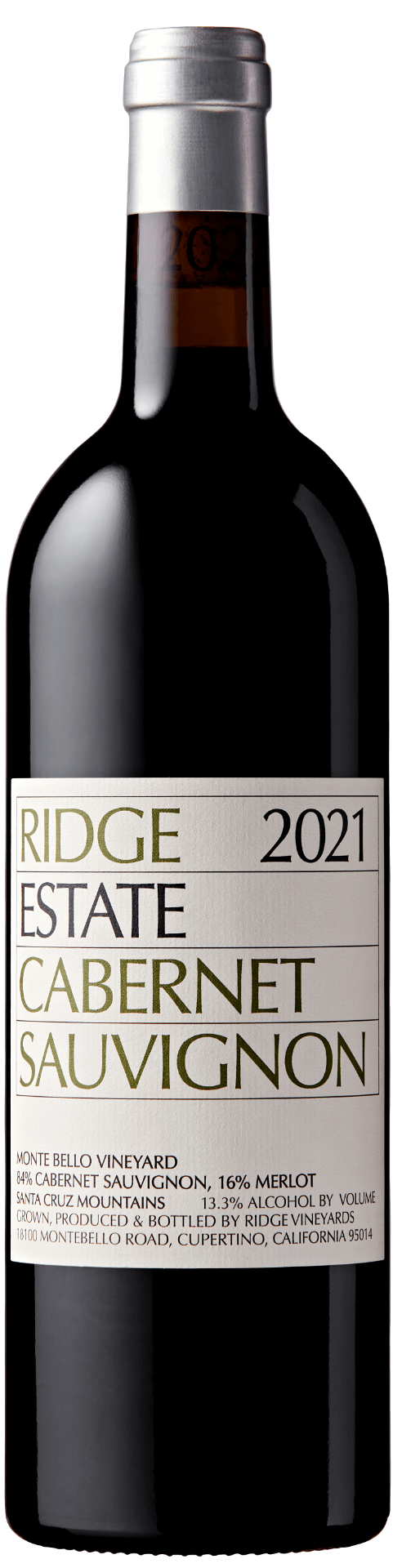 2021 Ridge - Cabernet Sauvignon Santa Cruz Mountains Estate