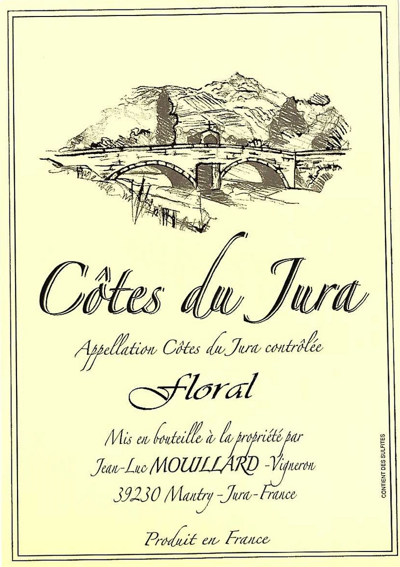 2020 Jean-Luc Mouillard Cotes du Jura Chardonnay Floral