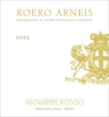 2023 Giovanni Rosso - Roero DOCG Arneis