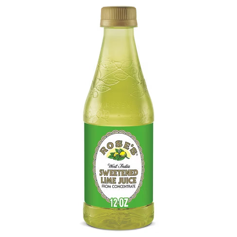 Rose's sweetened lime juice 25oz