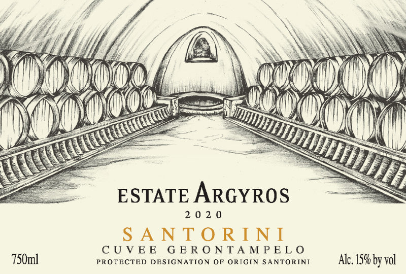2020 Argyros Assyrtiko Santorini Cuvee Gerontampelo