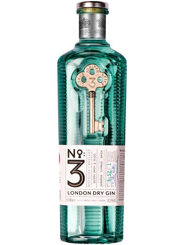 No 3 London Dry Gin 750ml