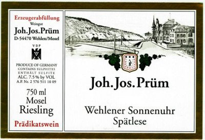 2023 Prum, JJ - Wehlener Sonnenuhr Spatlese