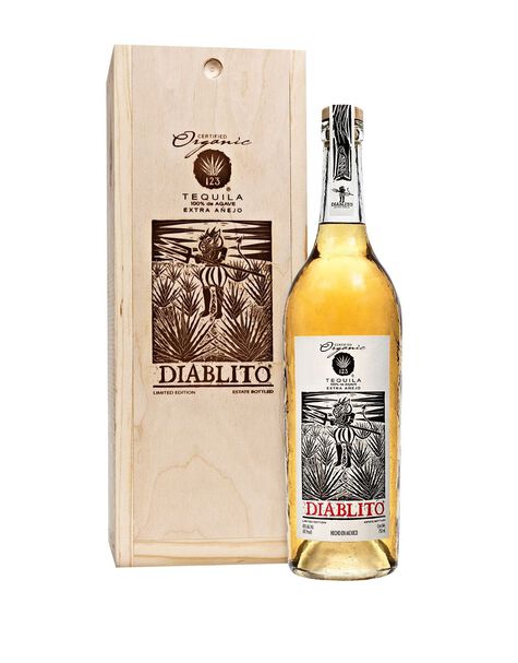 123 Organic Extra Anejo Diablito Tequila 750ml
