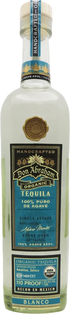 Don Abraham Organic Blanco (110 Proof) Tequila 750ml